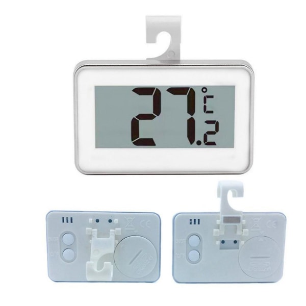 Kyl- och frys-termometer LCD-termometer Hög precision Termometer Vattentät termometerBY