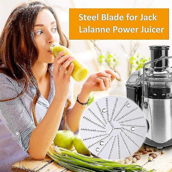 Juiceblender-utskiftningsblad og masseoppsamlingskurv kompatibel med Jack Lalanne Power Juicer