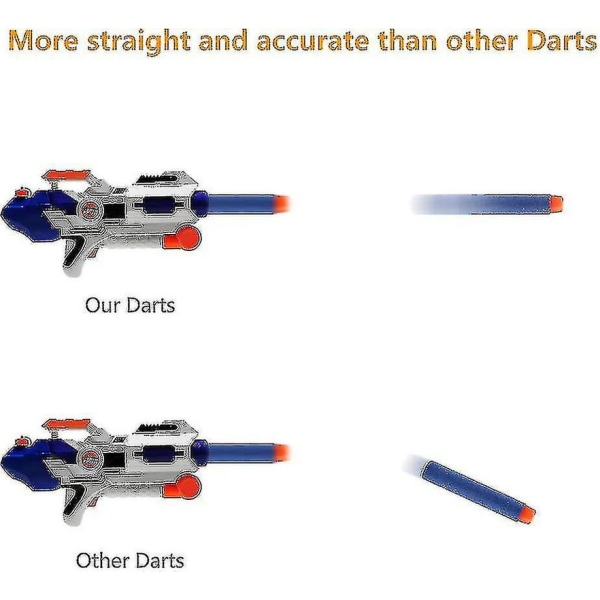 2,8\" Täyttönuolet Vaahtomuovi Ammukset Pakkaus Nerf N-strike Elite Sarjalle Nerf N Strike Blaster Yhteensopivat Nuolet Ammukset (300 kpl)[HY]  [DmS]