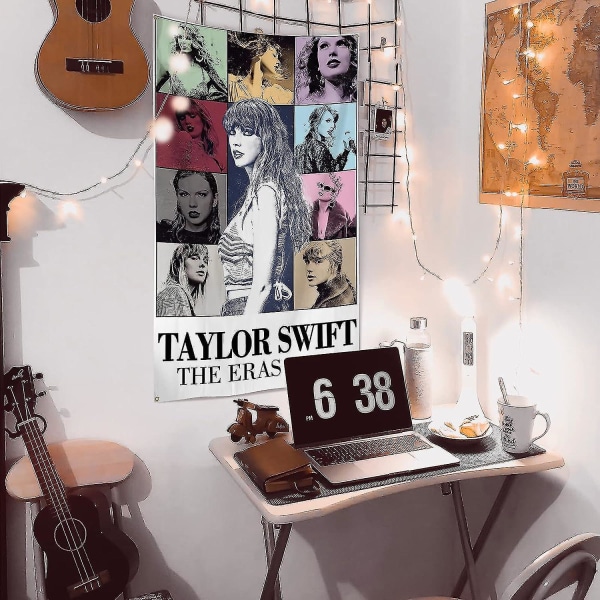 Taylor musikkveggteppe flagg 3x5 fot berømt musiker konsert album plakat college sovesal veggteppe veggdekorasjon hjemmedekor