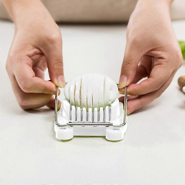 Egg Slicer Egg Slicer - Ut salg White One Size