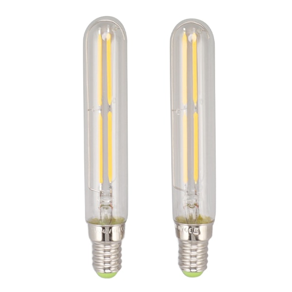 2Pcs LED Tube Bulb 4W E14 2300K Tubular Light Lamp Bulbs T20x120 220‑240V for Lighting