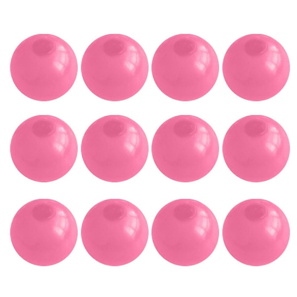 Glorbs - Glorbs Bolde, Glorbs Klæbrige Bolde til Loft & Vægge, Gløder i Mørket Klæbrige Stressbolde Pink 12pcs