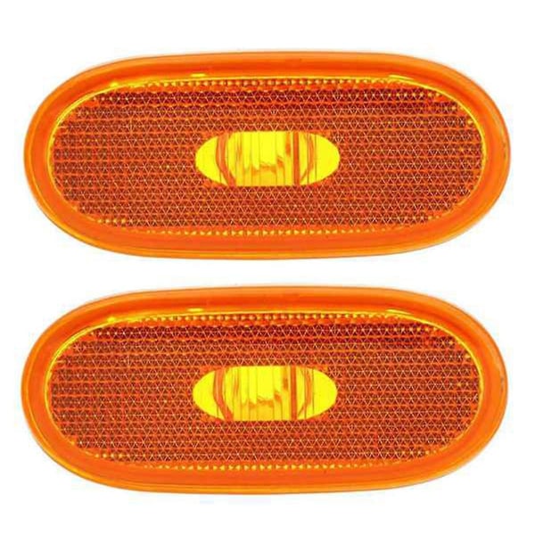 2x Auton Sivuvilkut - Sprinter W906 2006-2018 A0038202956 Sivusignaalit Yellow