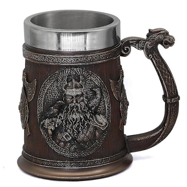Viikinki Thor Mjolnir Juomakulho Olutkuppi Olutkuppi Kahvikuppi Odin Viinilasi 20 OzBY