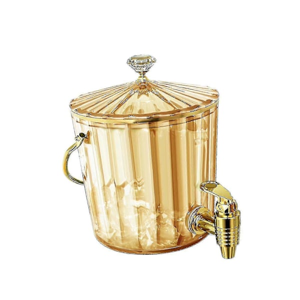 2l Drikke Dispenser Med Hane Juice Kande Til Juice Lemonade Light Brown