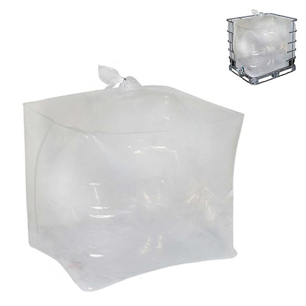 Bärbar IBC Ton Tunna Inner Bag Hög Kvalitet Multifunktionell Hållbar Ton Tunna Fodrad Väska Lätt Feeding Port DN50 2.95in