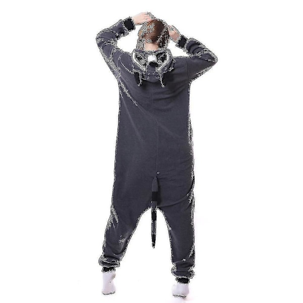 2023-hksng Newway Dyr Voksne Kat Bjørn Haj Onesies Pyjamas Vaskebjørn Kostumer Drage Jumpsuit Julegave As Photo1 S