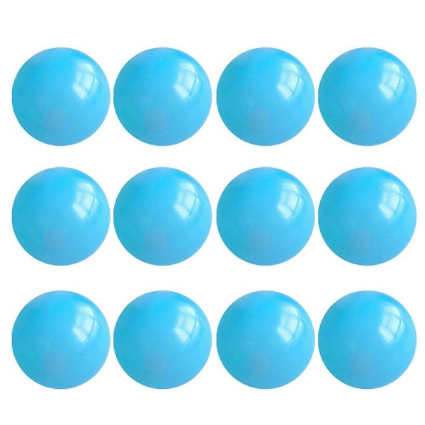 Glorbs - Glorbs Bolde, Glorbs Klæbrige Bolde til Loft & Vægge, Gløder i Mørket Klæbrige Stressbolde Blue 12pcs
