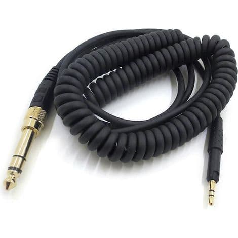 Erstatningskabel for Sennheiser HD6/HD8 hodetelefoner, som tilbyr optimal lydkvalitet og holdbarhet.