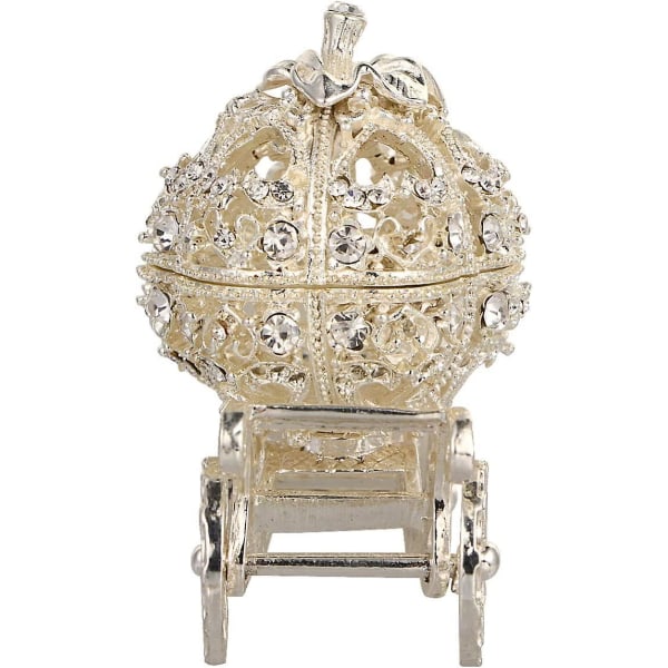 Rhinestone Askungen Pumpavagn Smyckeskrin Hemmatbord Mittpunkt (di man jia)