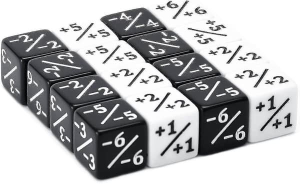 48 Stykker Terningtællere Token Terninger Loyalitetsterninger D6 Terning Cube Kompatibel Med Mtg