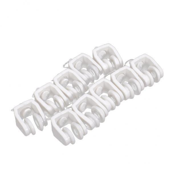 18x10 stk Plastgardinbane Løpere Skinne Løpere Med Øye