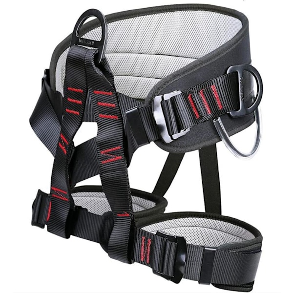 Sit Rappelling Harness Climbing Fall Protection Rappelling Aerial Work Half Body Lumbar Harness - 1pc