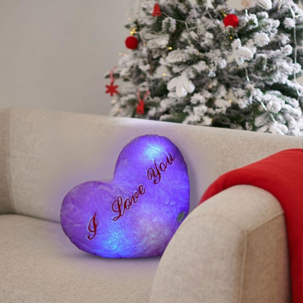 Valentine's Day Pillow Heart LED Pillow Light E