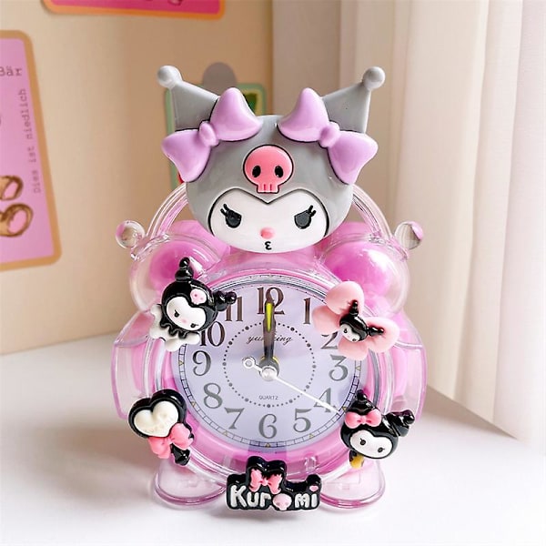 Sanrio Hello Kitty My Melody Cinnamoroll Herätyskello Kawaii Anime Keittiön Ajastimen Herätyskello Mini Olohuoneen Koti Sisustuslahja Kuromi