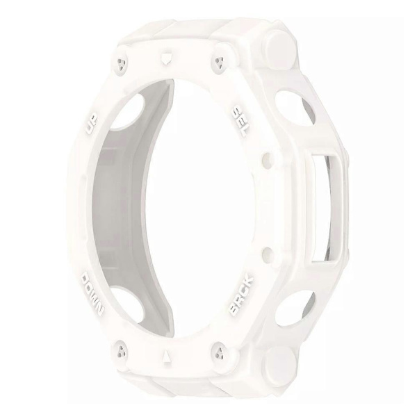 Til Amazfit T-Rex 3 Etui, Ridsefast TPU Militær Robust Cover Etui white