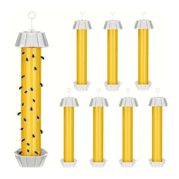 Fly Stick Sticky Fly Traps for Indoors and Outdoor 10Pack Trap All Flies. Sticky Fly Traps for Outdoor Fly Catchers