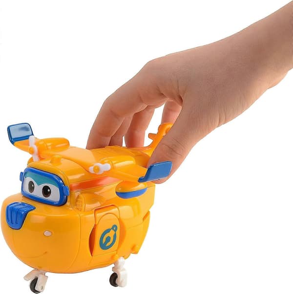 Super Wings Donnie 5' Transformerende Figur Enkel Transformasjon Førskole Barn Gave Leker [DB]