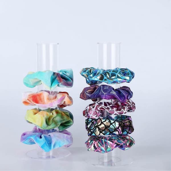 Scrunchie-teline rannekoruteline scrunchie-näyttöteline akryylia