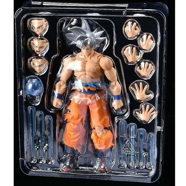 Anime Dragon Ball Figure Son Goku Figure Shf Super White Haired Son Goku Pvc Action Figure Model Doll Toy Figurine Gift For Kid