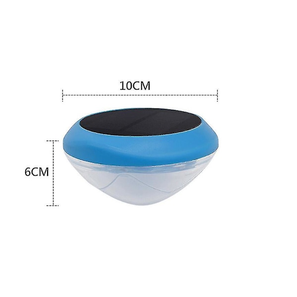 Flytande poollampor, solcellslampor för pool med RGB-färgväxling, IPX6 vattentäta LED-poollampor som flyter, lysande tillbehör, utomhuspoolbelysning 4PCS