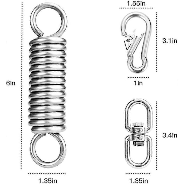 Hængende Æggestol Fjeder Hængende Stol, Hængende Stol Sving Fjeder, Belastningsevne Op Til 250KG
