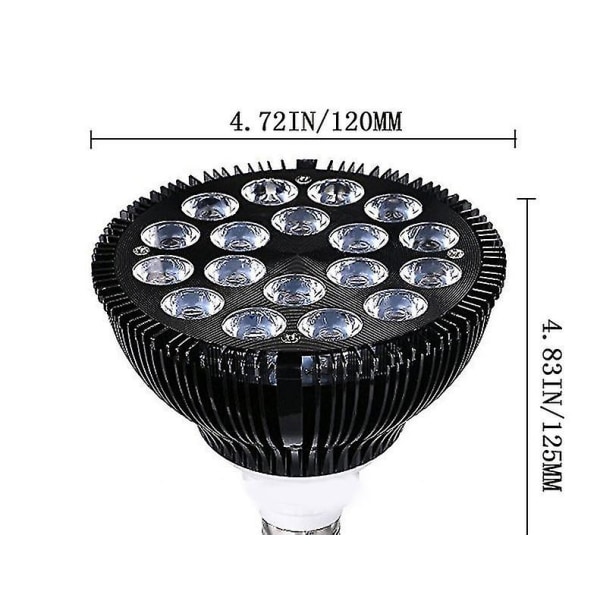 LED-plantevekstfylllys 54W Plantelys Yellow