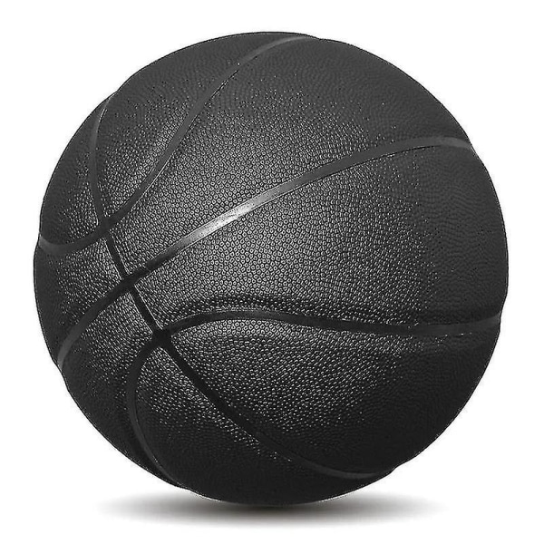 Basketball - Størrelse 7 Ting Basketball Utendørs Spill Trening Sportsball [DmS] black