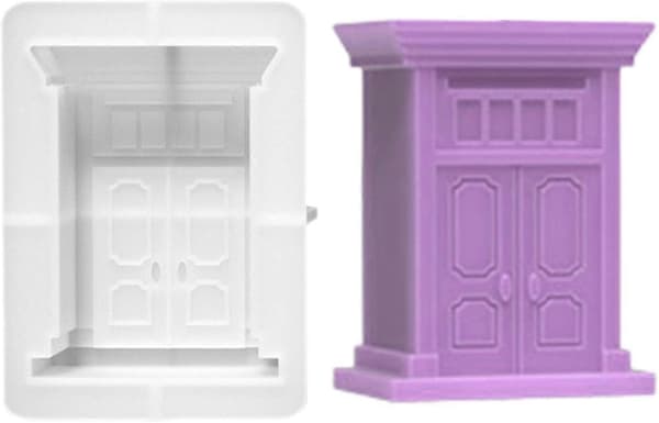 Liten Hus Lysform | Slott Hus Form Silikon Fondantform | Slott Hus Form Si