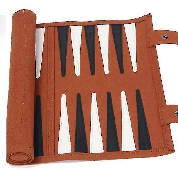Backgammon Brädspel Bärbar Backgammon Set För Vuxna Klassiskt Brädspel