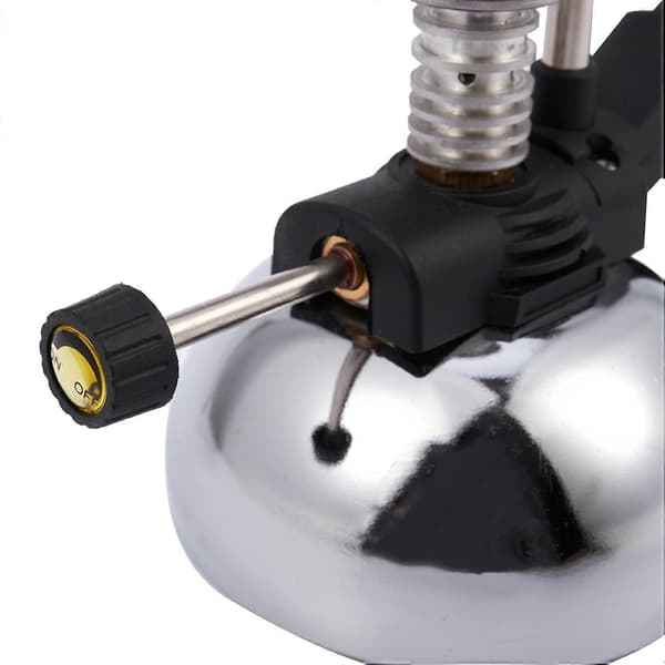 Mini Bordplate Butan Gassbrenner Med Flammehode For Siphon Kaffevarmer Maker Kaffemaker Mocha P silver  black