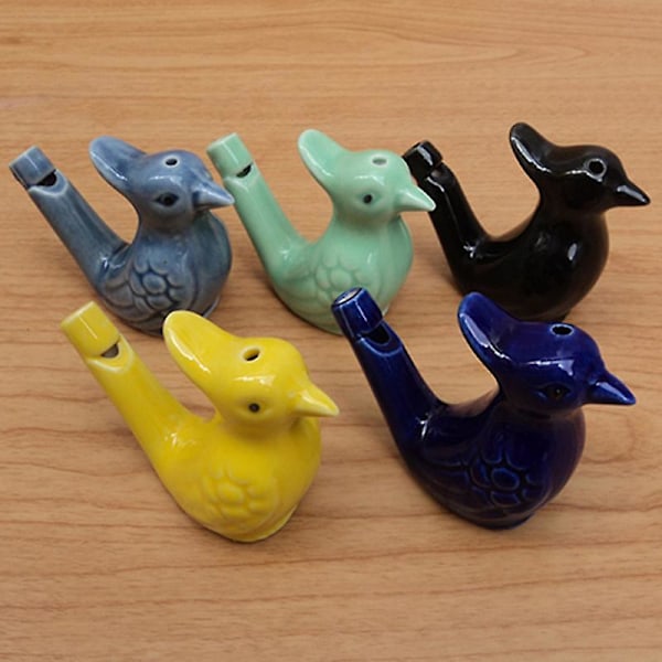 Ceramic Bird Whistle Linstrument For Kid Early Learning Educational Gift Toy