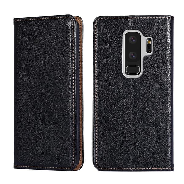 Magnetisk læderetui til Samsung Galaxy S9+ [DB]