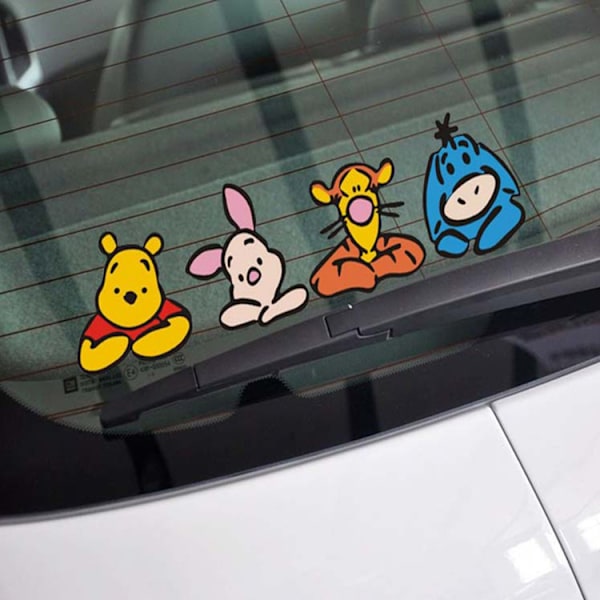 Bilsticker Winnie the Pooh dækker ridser 2 stk