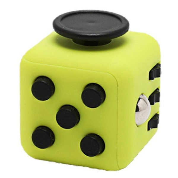 Stress, Ångest och Tryckavlastande Leksak för Vuxna, Bärbar Rolig Avkopplingstärning för Hemmet eller Kontoret Fluorescent Green and Black
