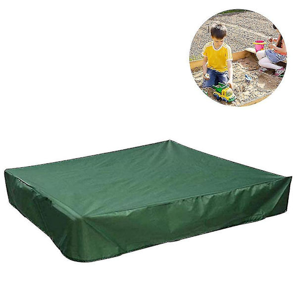 Vanntett sandkassedeksel, presenning sandkassedeksel, leketøy sandkassedeksel - XC Green 200x200x20cm
