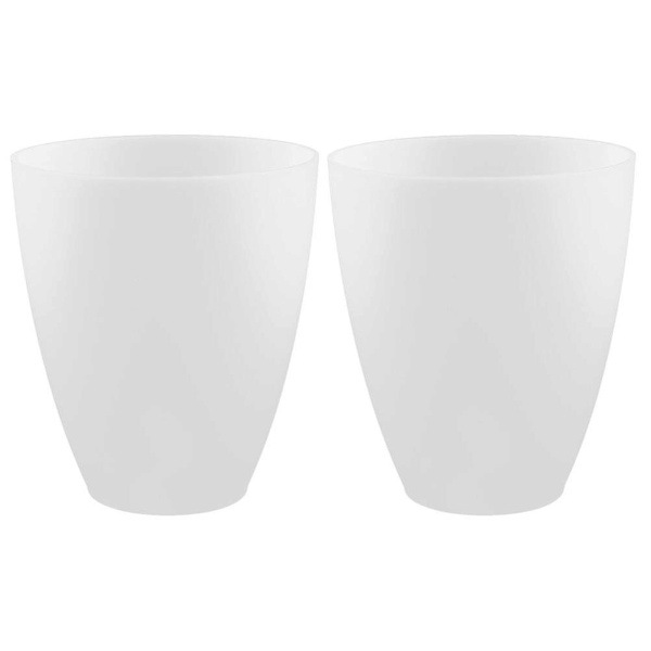 2 st Lamp Skärm 42mm Öppning Chandelier Lamp Skärm Plast Lampskärm Leverans White 10X10X11.5CM