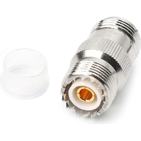 RF-koaksiaalinen sovitin, UHF-naaras N-naaraaseen, PL259 SO239 -liitin antenneille