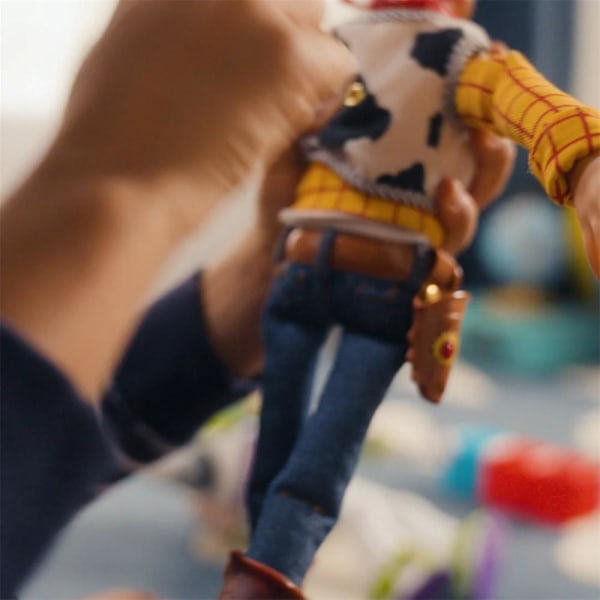 Pixar Toy Story Woody Interaktiivinen Puhuminen Toimintahahmo 40cm Sheriff Cowboy Nuken