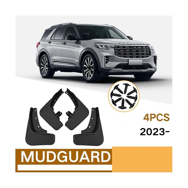 Bilskjermer for Explorer 2023 Sprutklaffer Mudflaps Tilbehør [DB]