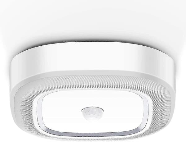 Loftsensor loftlampe batteridrevet, trådløs bevægelsessensor White