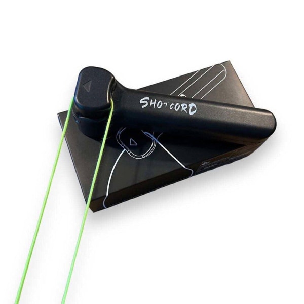 Høytlysende String Shooter Glow In The Dark Loop Svart Lys Lasso Flow Rave Leke Blå  [DmS]