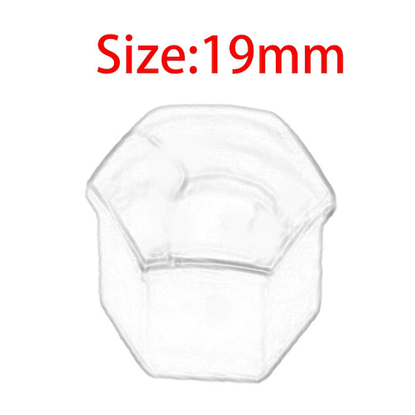 20 stk Dekk Mutter Deksel Dekkfelg Deksel Dekk Mutter Deksel Sølv 17mm Red 19mm Optional