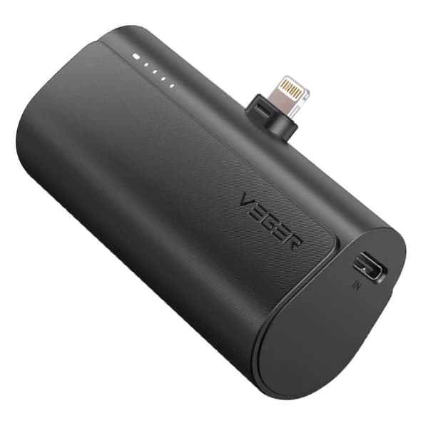 Mini Ekstern Oplader 5000mAh Connector Lightning Power Delivery 20W