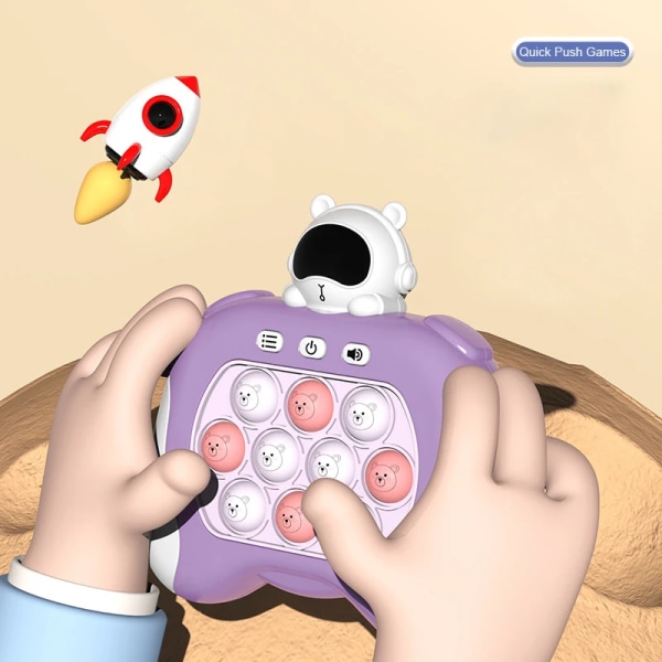 Quick Push-spel Elektronisk popljus fidget toys för barn Vuxen Anti- stress relief Sensoriska leksaker Pojkar och flickor Roliga spel Julklapp Style I