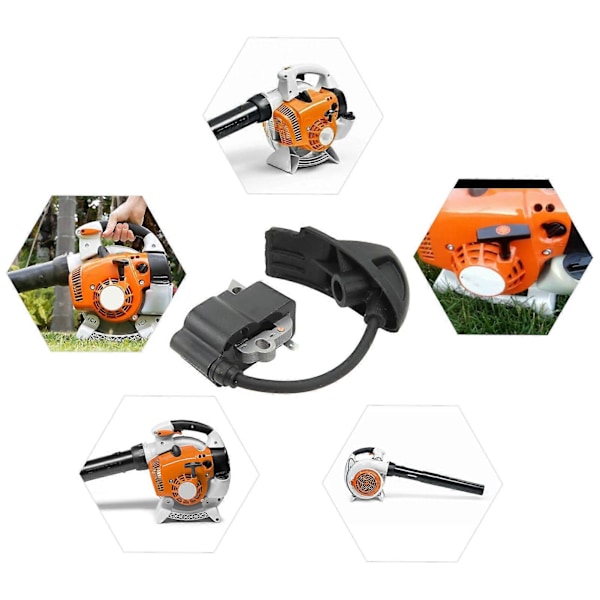 Tändspole 42414001307 Metall Gummi Ersättning för Stihl Lövblås BG56 BG86 BG86C SH86