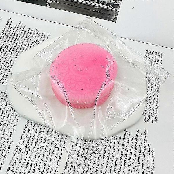 Taba Squishy-kex, stressboll, Kawaii Squishies PVC-leksaker, stressavlastande pälsboll OPP-förpackningspresenter | Squishy-fidgetleksaker för ångest & avkoppling | P