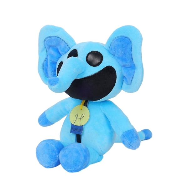 11,8 tommer Smiling Critters serie figur plyslegetøj sjovt tegneserie spil blød plys bamse Catnap børn jule fødselsdagsgaver  (FMY) Elephant