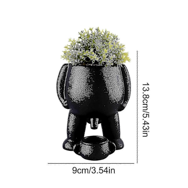 Piss Pot Planter, piss Pot För Växter, Kissande Växtkruka, Blomkruka Rolig Vas Hem5.22 White